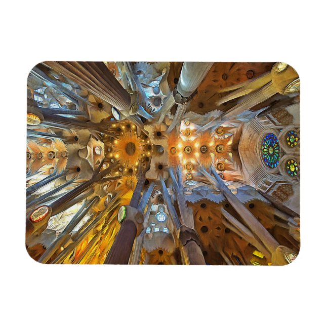 Íman Sagrada Família. Interior. Ver 20. (Horizontal)