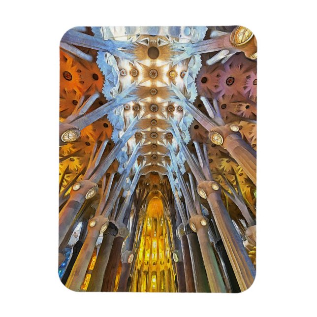 Íman Sagrada Família. Interior. Ver 21. (Vertical)