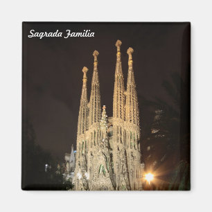 Íman Sagrada Familia na noite
