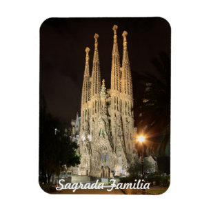 Íman Sagrada Familia na noite