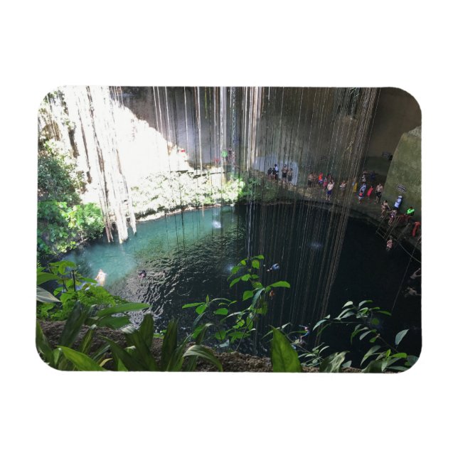 Íman Sagrado Blue Cenote, Ik Kil, México Fotografia Mag (Horizontal)