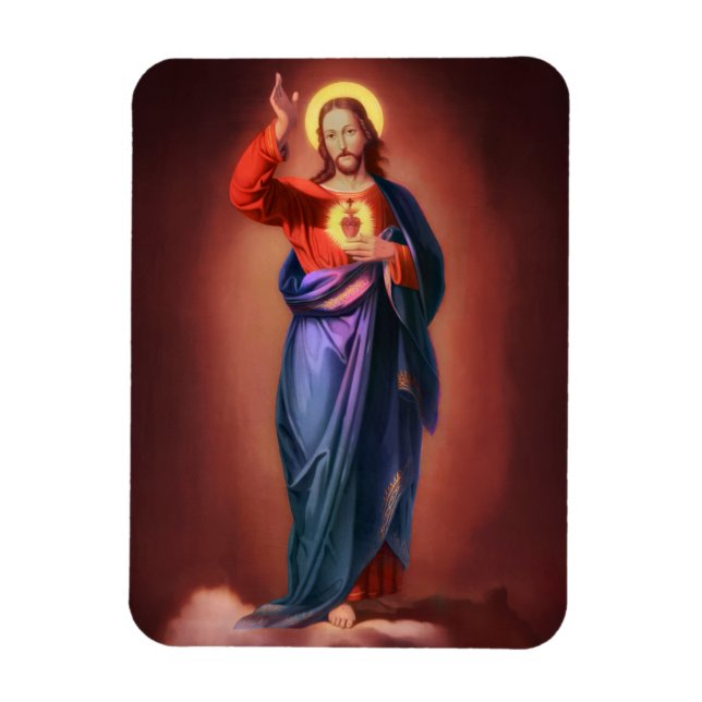 Íman Sagrado Coração de Jesus Cristo (Vertical)