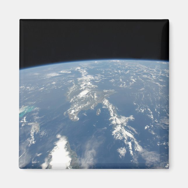 Íman Saharan Dust soprando Westward No Atlântico. (Frente)