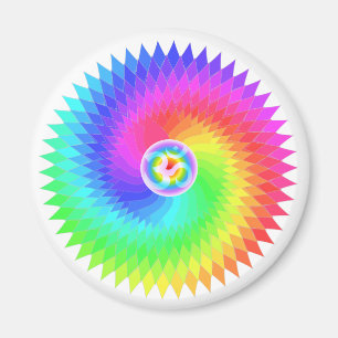 Íman Sahasrara A Coroa Coroa Significa Roda ou Viragem