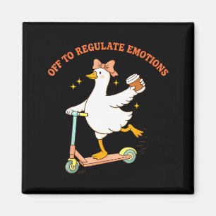 Íman Sai para regular emoções pateta de scooter de gans