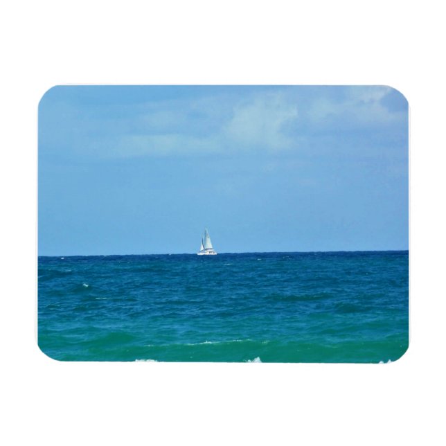 Íman Sailboat, Fort Lauderdale, Flórida (Horizontal)