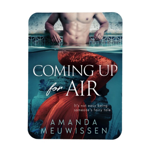 Íman Saindo para Ar - Magneta retangular (Vertical)