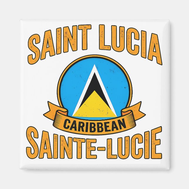 Íman Saint Lucia Sainte-Lucie Caribbean (Frente)