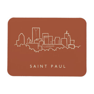 Íman Saint Paul, skyline de Minnesota