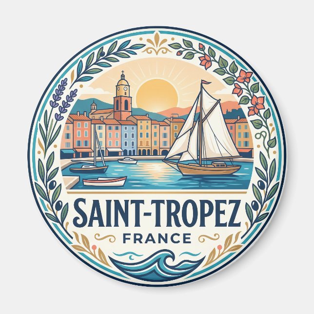 Íman Saint-Tropez França (Frente)