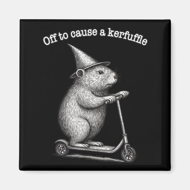 Íman Sair Para Causar Um Confusão Scooter Groundhog  (Frente)