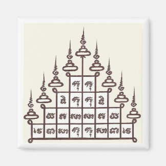 Íman Sak Yant Imã de geladeira