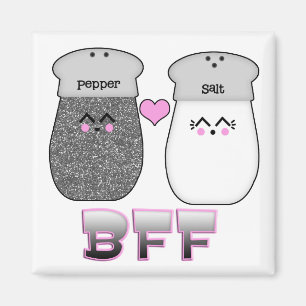 Íman Sal e Pimenta Kawaii BFF