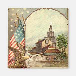 Íman Sala de Independência Vintage