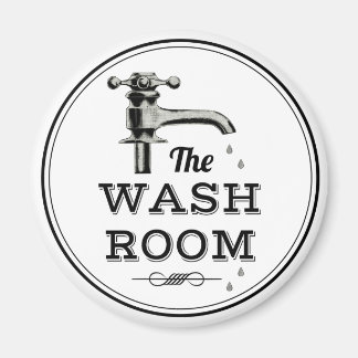 Íman Sala de Lavagem de Vintage Moderna Derrubando Fauc