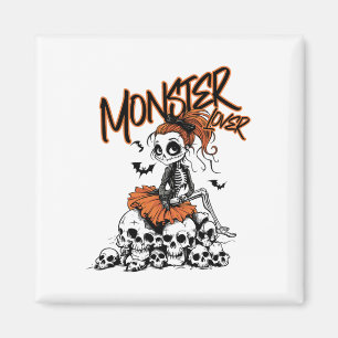 Íman Sala de Vintagem de Ghoul Cute do Monster Lover