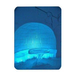 Íman Sala Igloo no Hotel de Glace, Quebec, Canadá