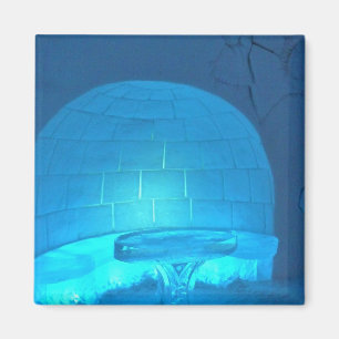 Íman Sala Igloo no Hotel de Glace, Quebec, Canadá