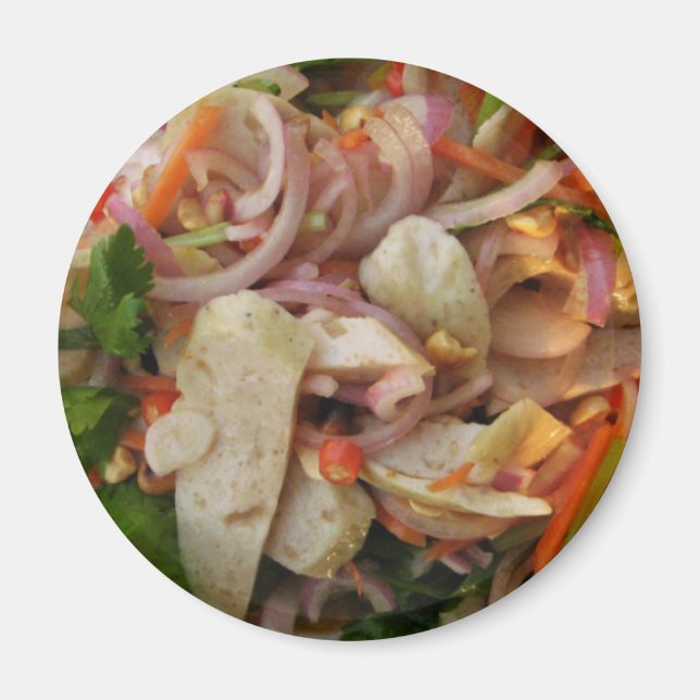 Íman Salada de salsicha picante tailandesa ... Comida d (Frente)