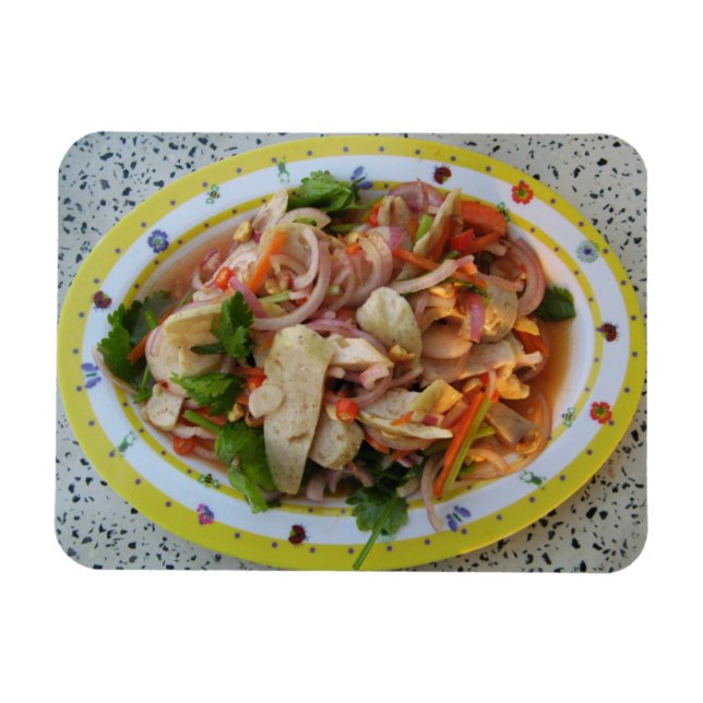 Íman Salada de salsicha picante tailandesa ... Comida d (Horizontal)