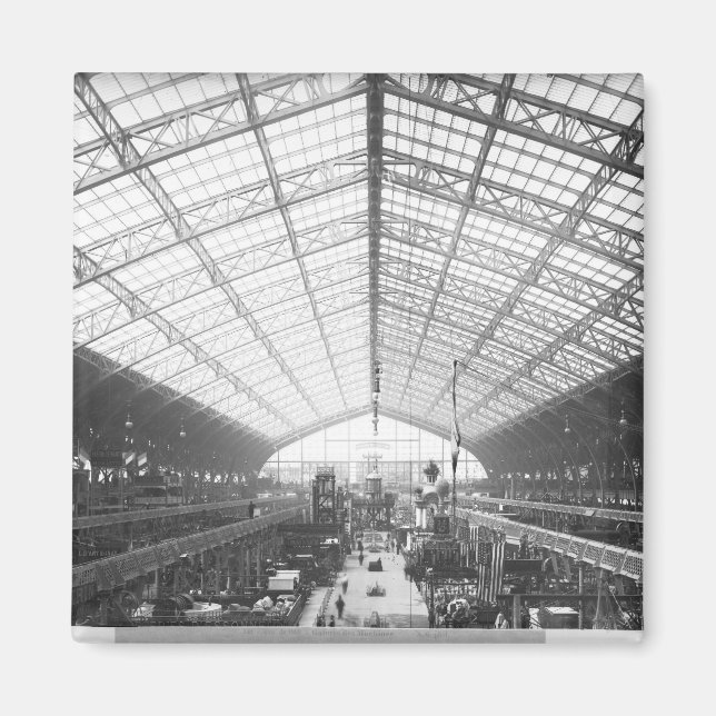 Íman Salão de Máquinas, Exposição Universal (Frente)