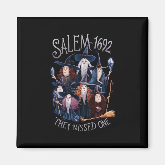 Íman Salem 1692 Eles Perderam uma Bruxa no Halloween (Frente)