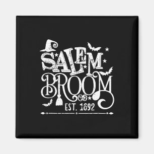 Íman Salem Broom Co Est 1692 Bruxa Dia de as Bruxas eng