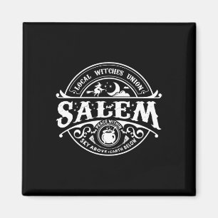 Íman Salem Local Witches Union Sky Acima Da Terra Est 1