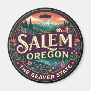 Íman Salem Oregon Capital Pacífico Noroeste Viagem