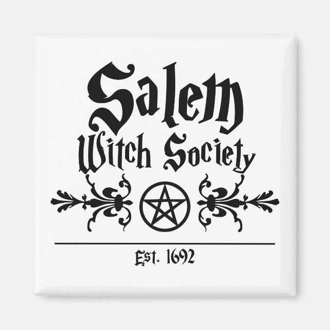 Íman Salem Witch Society Magnets (Frente)