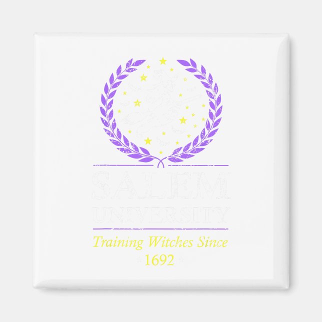 Íman Salem Witch Treinando Mulheres de Halloween (Frente)