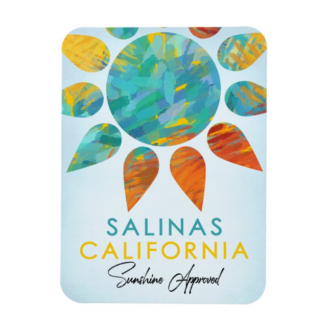 Íman Salinas California Sunshine Viagem (Vertical)