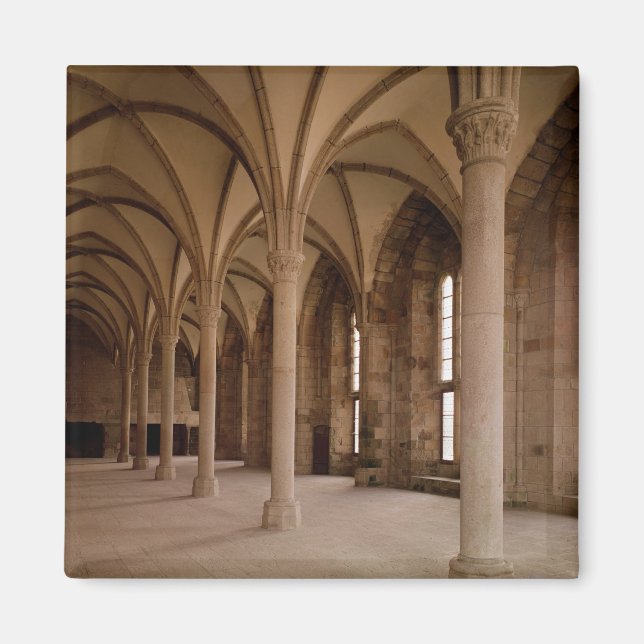 Íman Salle des Hotes, vista interior da Abadia (Frente)