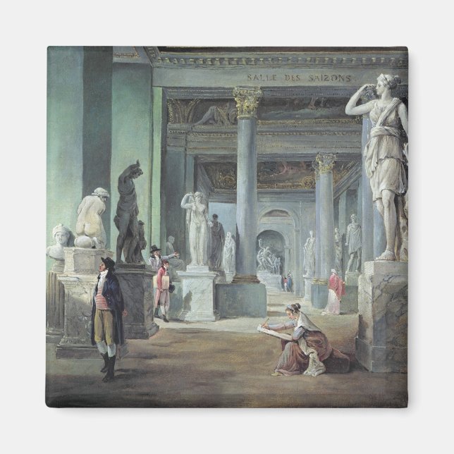 Íman Salle des Saisons no Louvre, c. 1802 (Frente)