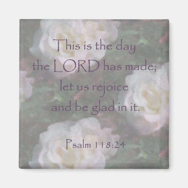 Íman Salm 118:24 ~ Regozijemo-nos (Frente)