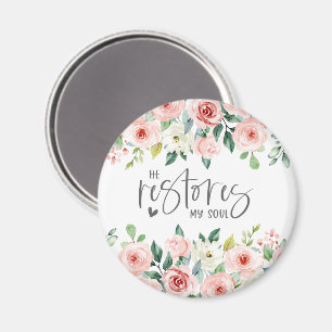 Íman Salm 23:3 Ele Restaura minha Bíblia de Alma Verso 