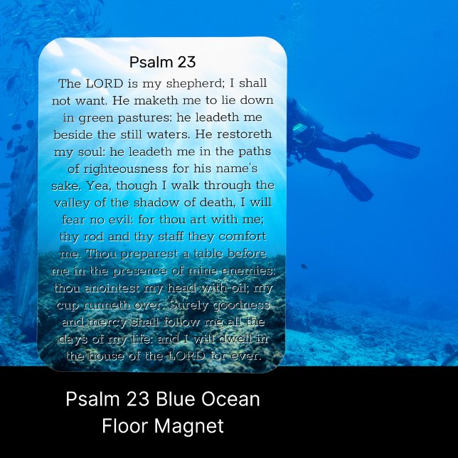 Íman Salm 23 Blue Ocean Floor (Criador carregado)