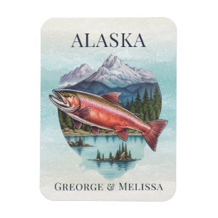 Íman Salmão Alaska Cruise Ship Stateroom Magnet
