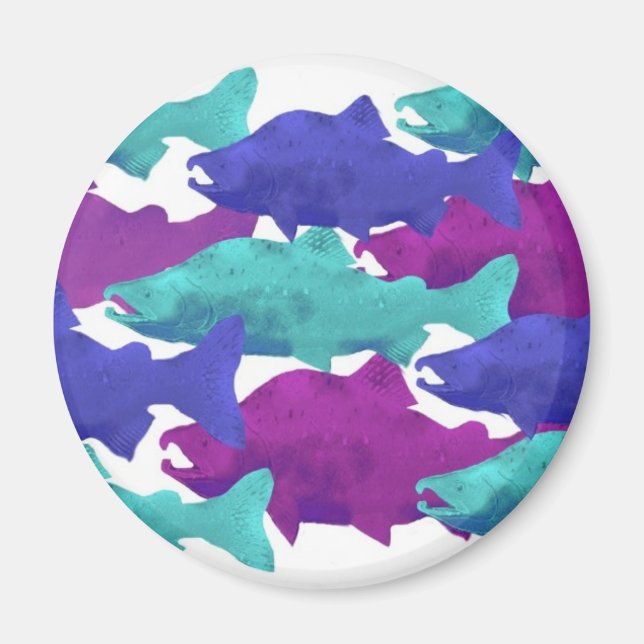 Íman Salmão de peixe (Frente)