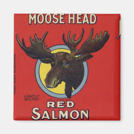 Íman Salmão Vermelho Moose Head