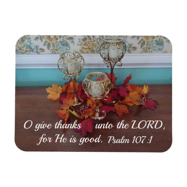 Íman Salmo 107:1 O dar obrigados ao Senhor, pois ele é (Horizontal)