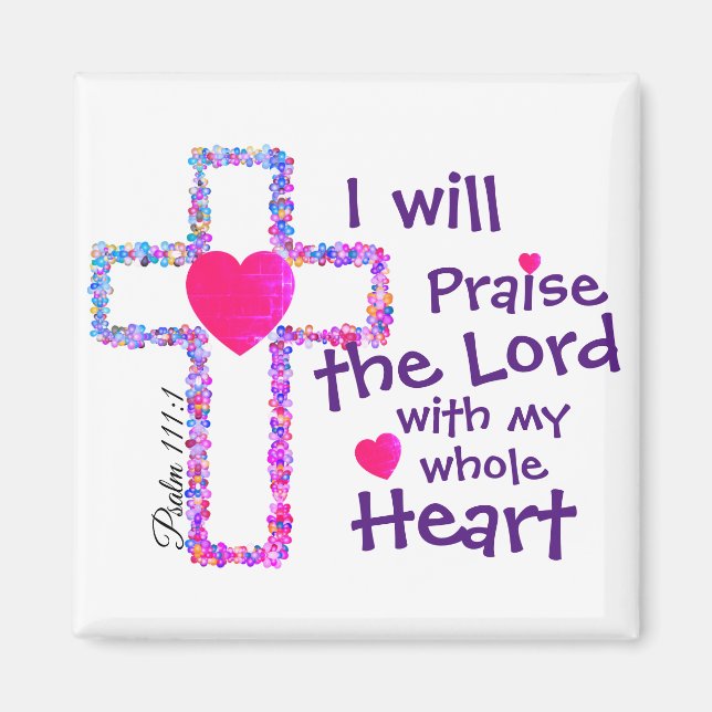 Íman Salmo 111.1 (Frente)