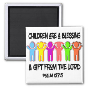Íman Salmo 127-3 Crianças são presentes de Deus