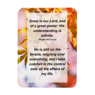 Íman Salmo 147:5 Excelente é nosso Senhor, e de um pode