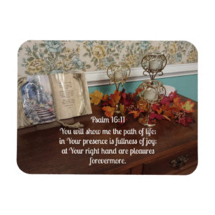 Íman Salmo 16:11 Você me mostrará o caminho da vida