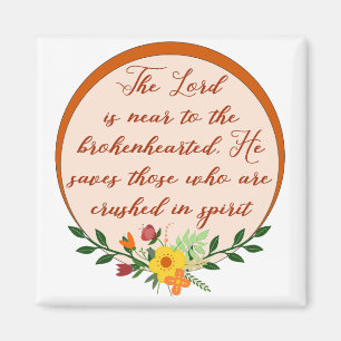 Íman Salmo 34, senhor Ser Próximo quebrado Hearted