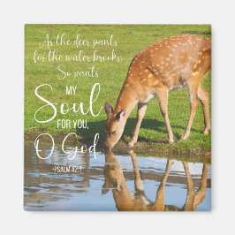 Íman Salmo 42:1 Como as Calças de Deer para a Bíblia de