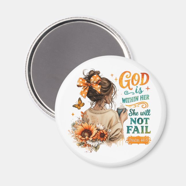 Íman Salmo 46:5... (Front/Back)