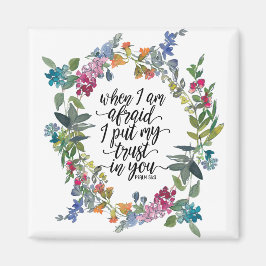 Íman Salmo 56:3 Quando tenho medo de depositar minha co