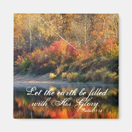 Íman Salmo 72:19 Bíblia Verso Magneta Glória de Deus